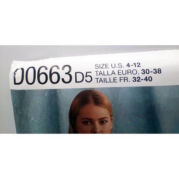 Simplicity Pattern D0663 Misses Top and Knit Bralette Size 4-12 Uncut Cute Craft - Picture 2 of 3